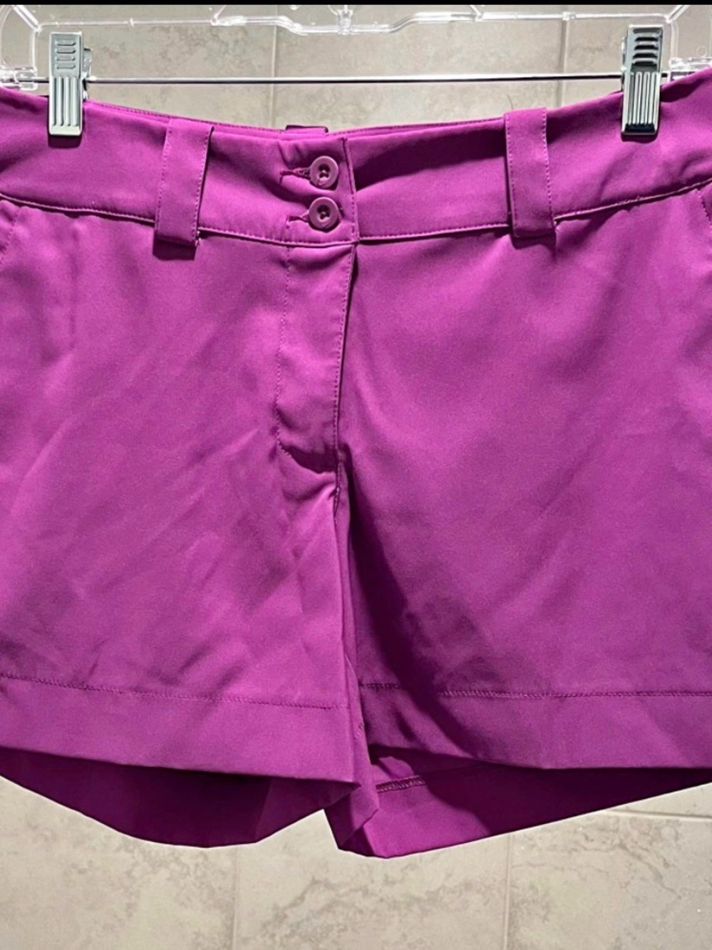 Nike Women's Magenta Belted Skort Shorts